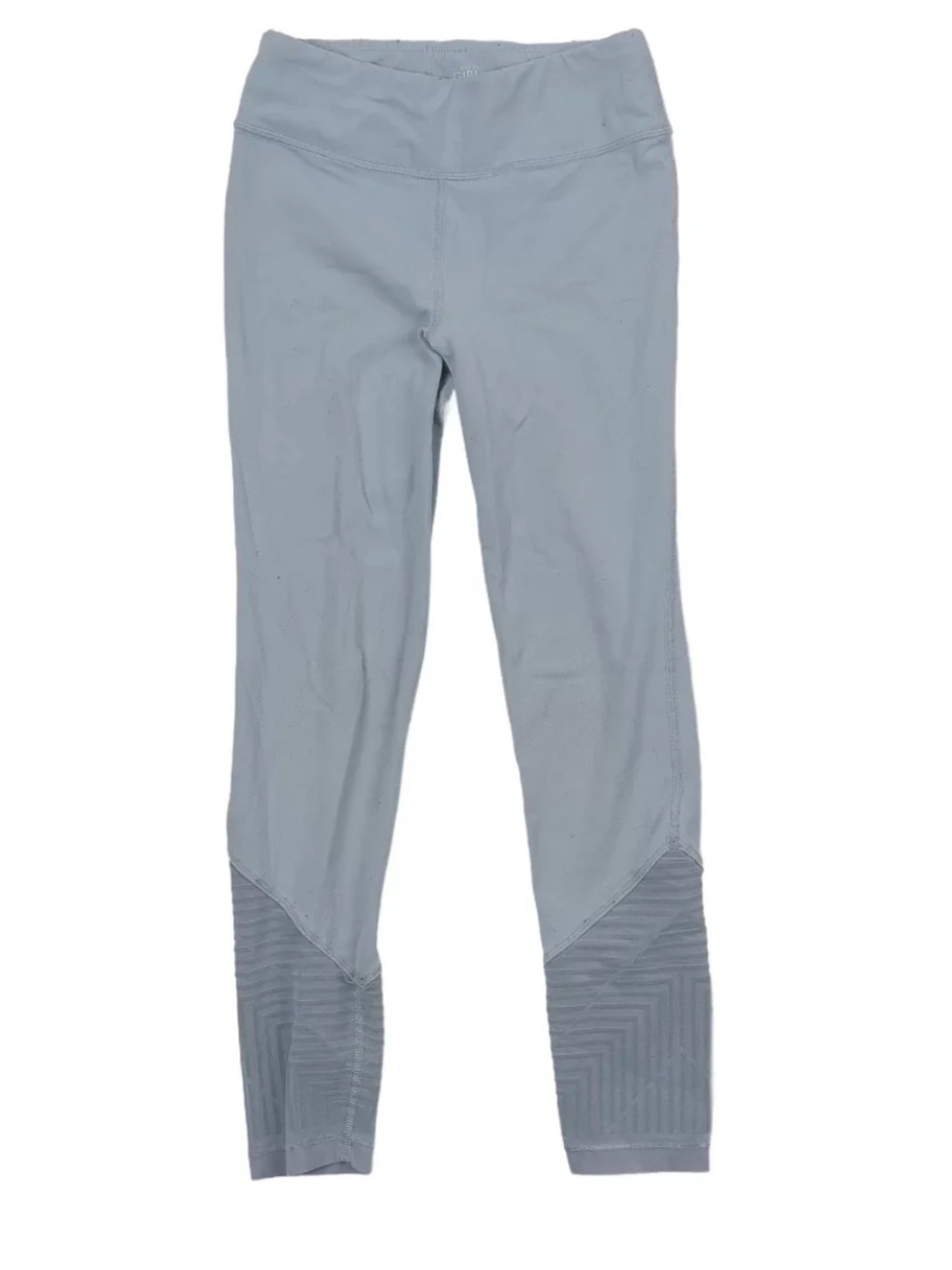 Athleta Girls Light gray/blue Chit Chat Leggings